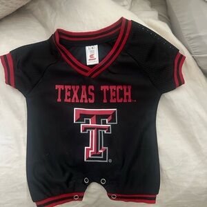 Texas Tech Baby Jersey Onesie